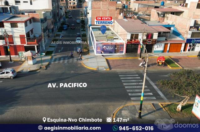 TERRENO COMERCIAL AV PACIFICO
