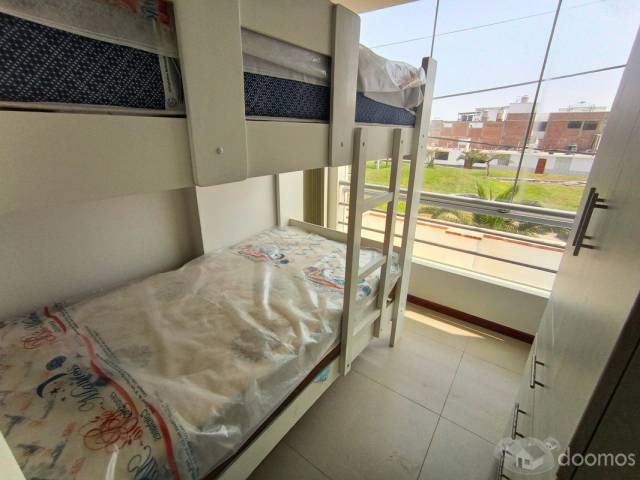 Punta Hermosa - TRIPLEX PENTHOUSE Frente a Parque de 3dorm + 2cocheras + Piscina + 3balcones