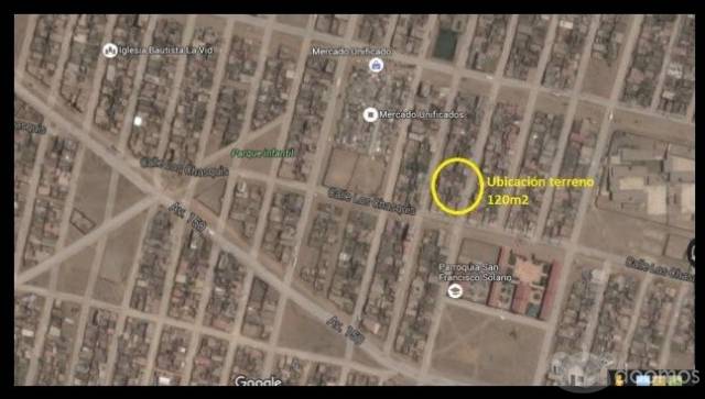 VENDO TERRENO 120 m2, PACHACUTEC VENTANILLA