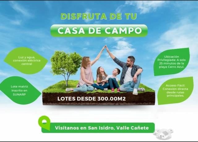 TERRENO PARA CASA DE CAMPO