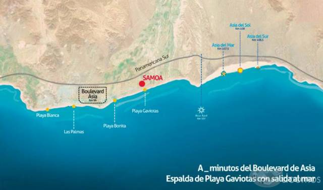 VENTA DE EXCLUSIVO TERRENO EN ASIA